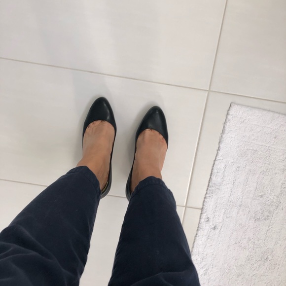 Sergio Rossi soft black leather platform pump - Picture 3 of 5